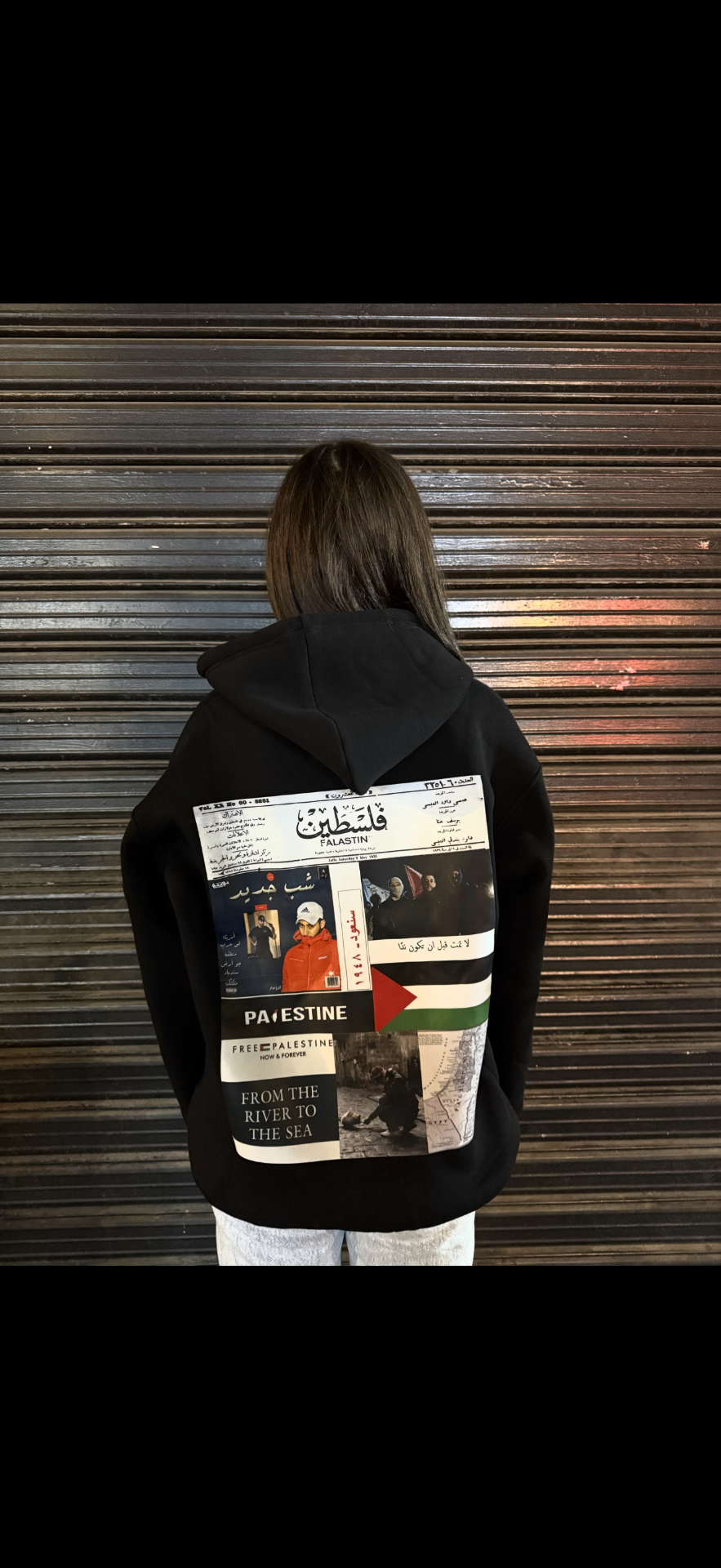 Palestine Collage Hoodie